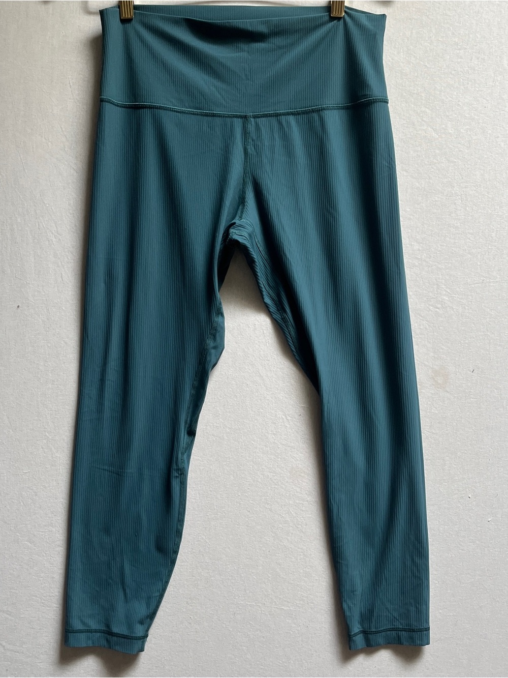 lululemon Align™ High-Rise Ribbed Leggings Teal Size 12